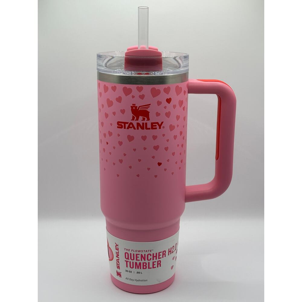 2024 New Stanley Sweet Hearts X Target Exclusive PINK Valentine 30 oz Tumbler
